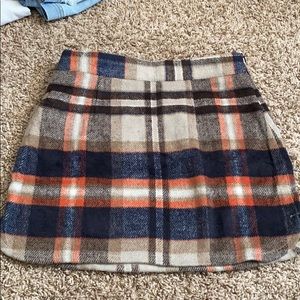 Flannel skirt